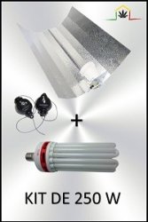 CFL LIGHTING KIT 250W - GROWTH & BLOOM LAMP
