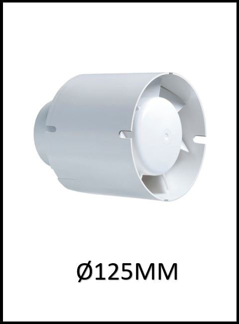 125 MM IN-LINE EXTRACTOR (190 M3/H)
