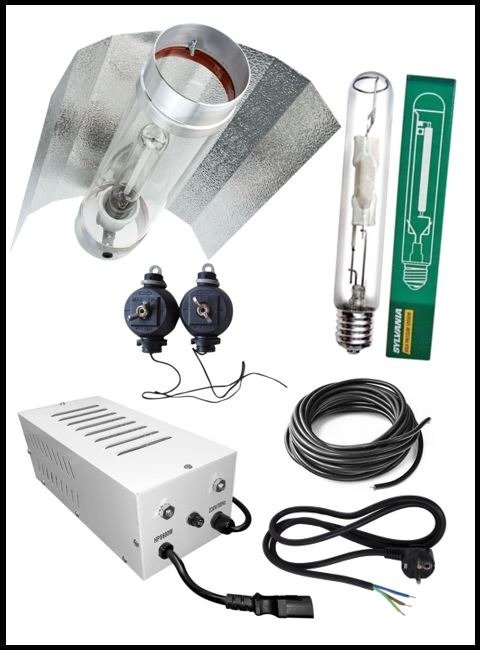 600W COOLWINGS LIGHTING KIT WITH SYLVANIA FLOWERING BULB