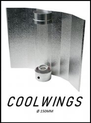 COOL WINGS REFLECTOR 150MM - 600/1000W