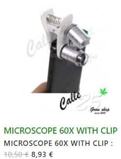 Microscope 60x clip