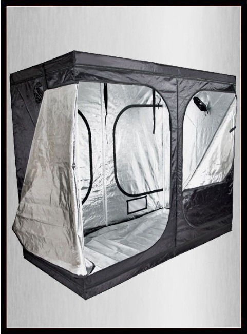 240x120x200cm Grow Tent Silver Aluminum Lined Hydroponic Bud Dark Room 